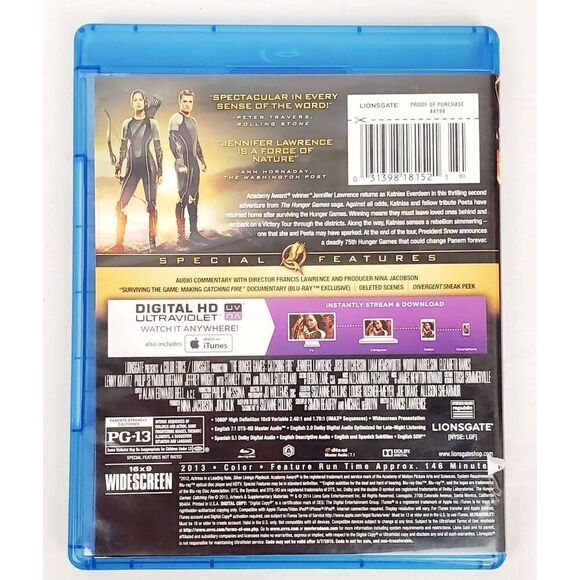 Hunger Games: Catching Fire [Blu-ray] - Picture 3 of 3